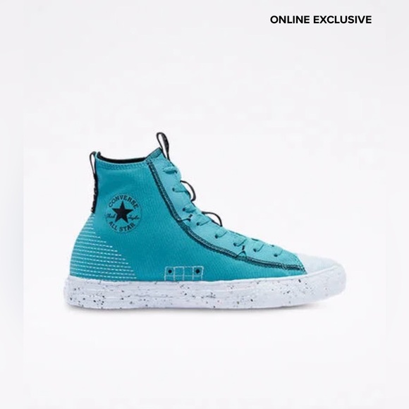 Converse Chuck Taylor All Star Crater Hi Summer Daze Harbor Teal Size 9.5M 11.5W